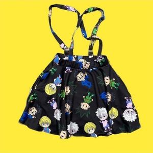Hot Topic Hunter x Hunter Suspender Skirt
